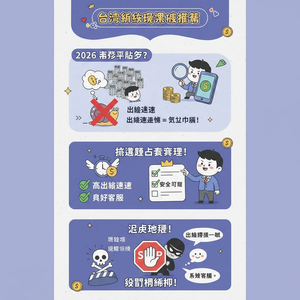 臺灣線上娛樂城推薦：怎麼挑選高出金速度的博弈平臺？