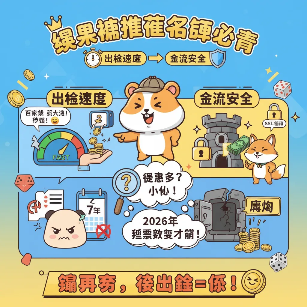 挑選娛樂城推薦名單必看：出金速度與金流安全評測